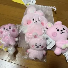 BT21 cooky ぬいぐるみ4点セット