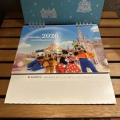 新菱冷熱オリジナル 東京ディズニーリゾート 卓上カレンダー2026 非売品