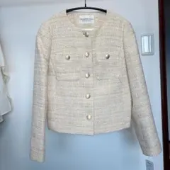 日本製♡タグ付き新品♡STRAWBERRY FIELDS ノーカラージャケットのサムネイル