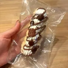 kikisquishy Lサイズ ぼやぼや チョコクリームパン 海外スクイーズのサムネイル