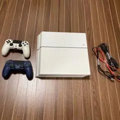 PlayStation 4 CUH-1200A ホワイト コントローラー2個