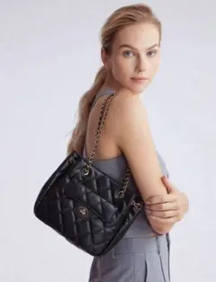 MOTF キルティングチェーンショルダーバッグ