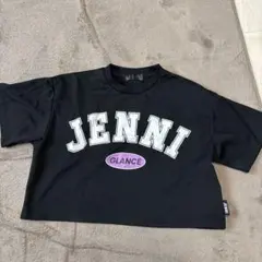 JENNI GLANCE ロゴTシャツ ブラック 140