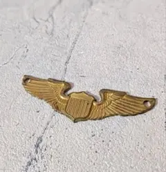 90年代 米軍 USAAF 真鍮製 パイロットウイング エンブレム