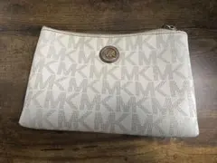 MICHAEL KORS ポーチ ホワイト MK柄のサムネイル