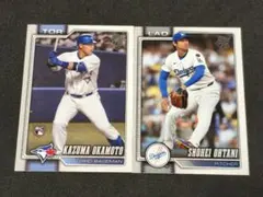 岡本和真 大谷翔平 Topps 2026 MLBカード 2枚セット