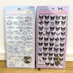 正規品　ボンボンドロップシール　サンリオ　ミニ　クロミ　シナモロール　２枚セット
