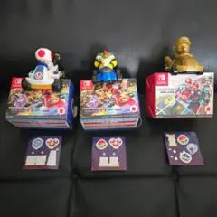 マリオカート8 デラックス ミニカー3体セット　(開封済)
