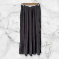 【chocol raffine robe】　マジョリカIラインスカート/Gray