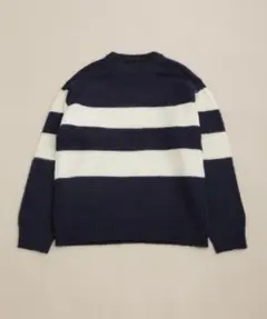 NANO universe メンズ　クルーネック　長袖　ニット　セーター　L