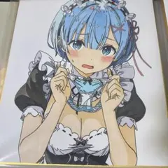 ニ*ン様 【色紙イラスト】リゼロ　レム　ラム　逆バニー ニ*ン様 【色紙イラスト】リゼロ レム ラム 逆バニー - メルカリ