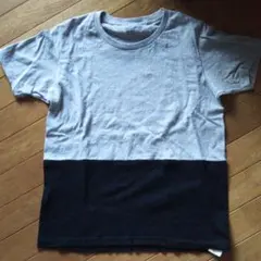 (日本製)KBS RlCOGOLD 半袖Tシャツ グレー×ブラックのサムネイル