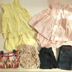 セットアップ Tシャツ スカート パンツ ノースリーブ まとめ売り 80