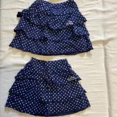 おそろい　キュロットスカート 110cm 120cm 2点セット