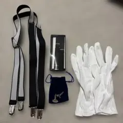 【新郎小物セット】結婚式　新郎　タキシード　4点セット