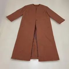 ピンクブラウン ロングコートのサムネイル
