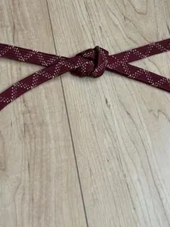 正絹帯締め　赤系　マルチカラー　平組　いまにし　くみひも