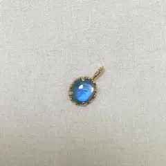 美品 agete K10マラカイトチャーム