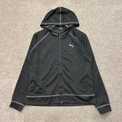【R1024】 PUMA ジップアップ パーカー サイズXL グレー 灰色