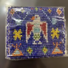 ビーズ刺繍の小型コインケース