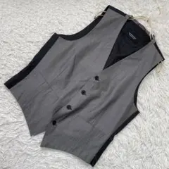 BURBERRY BLACK LABEL ジレ グレー S スーツ フォーマル