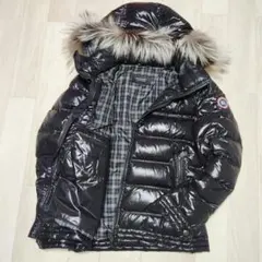バーバリーブラックレーベル　ダウンジャケット　3way　美品　黒　大きめサイズ