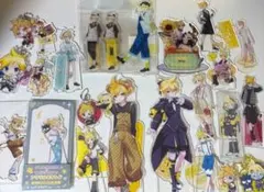 鏡音レン グッズ まとめ売り 缶バッジ アクスタ 大量 初音ミク