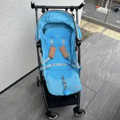 サイベックス レベル 折りたたみベビーカー グレー バンパーバー付き