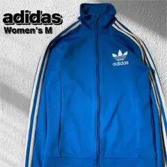 アディダス　adidas トラックジャケット トレフォイル 刺繍ロゴ M