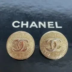 ✨CHANEL✨ シャネル イヤリング ヴィンテージ カンボン ゴールド
