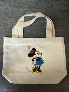 ミニーマウス　トートバッグ　手提げ袋 キャンバス ディズニー