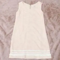 【XS】ミシェルマカロン♡ピンク ノースリーブ ワンピース