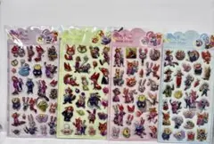 4枚！ズートピアボンボンドロップ風立体空気シール