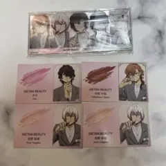 文スト　伊勢丹　アクリルプレート名刺風カード 中原中也 条野採菊 ポオ