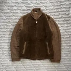 美品】パパスプラス ドライバーズニット カシミヤ スウェード Mサイズ