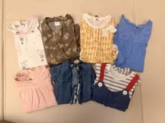 女の子　ロンパース　まとめ売り　7点