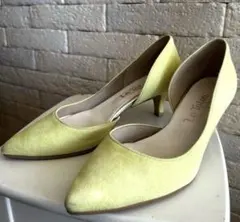 Le Talon ライトグリーン ポインテッドトゥパンプス