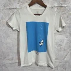 【 7781番】graniph/グラニフ Tシャツ SS ホワイト パンダ