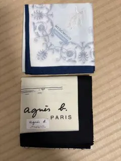WEDGWOODとagnis b.のハンカチセット