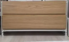 yanase様専用_無印良品　ユニットシェルフ2段引出し ホワイトのサムネイル