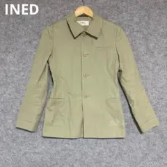 INEDオリーブグリーン ボタン付きジャケットのサムネイル