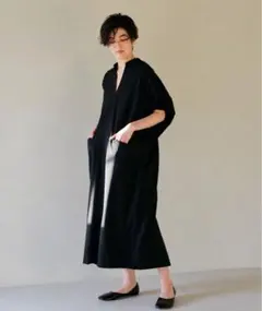 ETRE TOKYO プランジングネックダブルガーゼオールインワン - メルカリ