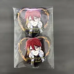 悪魔執事と黒い猫 あくねこ フェネス こころあったかハート缶バッジ