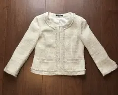 LAUTRÉAMONT ロートレアモン ノーカラーツイードジャケット サイズ36