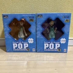 初版！ワンピース ナミ＆ノジコ CB-2 P.O.P フィギュア 専用台座3個付 初版！ワンピース ナミ＆ノジコ CB-2 P.O.P フィギュア 専用台座3個付