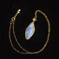 一点物ハンドメイド♡14kgf ～ 宝石質ムーンストーン・マーキスカット～2
