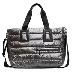 【gray】キルティングバッグ トートバッグ ショルダーバッグ 大容量 マザーズ