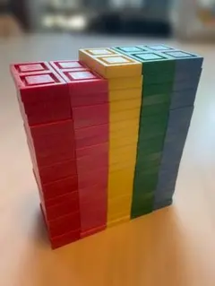 カラフル 積み木 知育玩具 ドミノ セットのサムネイル