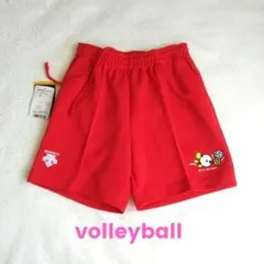 DESCENTE バレーボール　パンツ　バボちゃん　赤