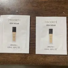 コスメデコルテ　ゼンウェアステイ ファンデーションサンプル